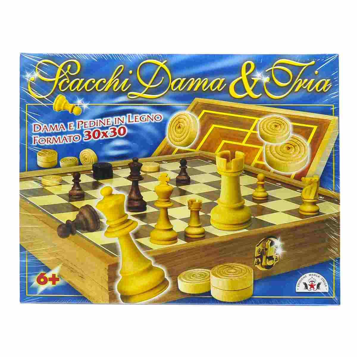 Scacchi dama tria