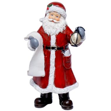 Babbo natale resina 20 cm