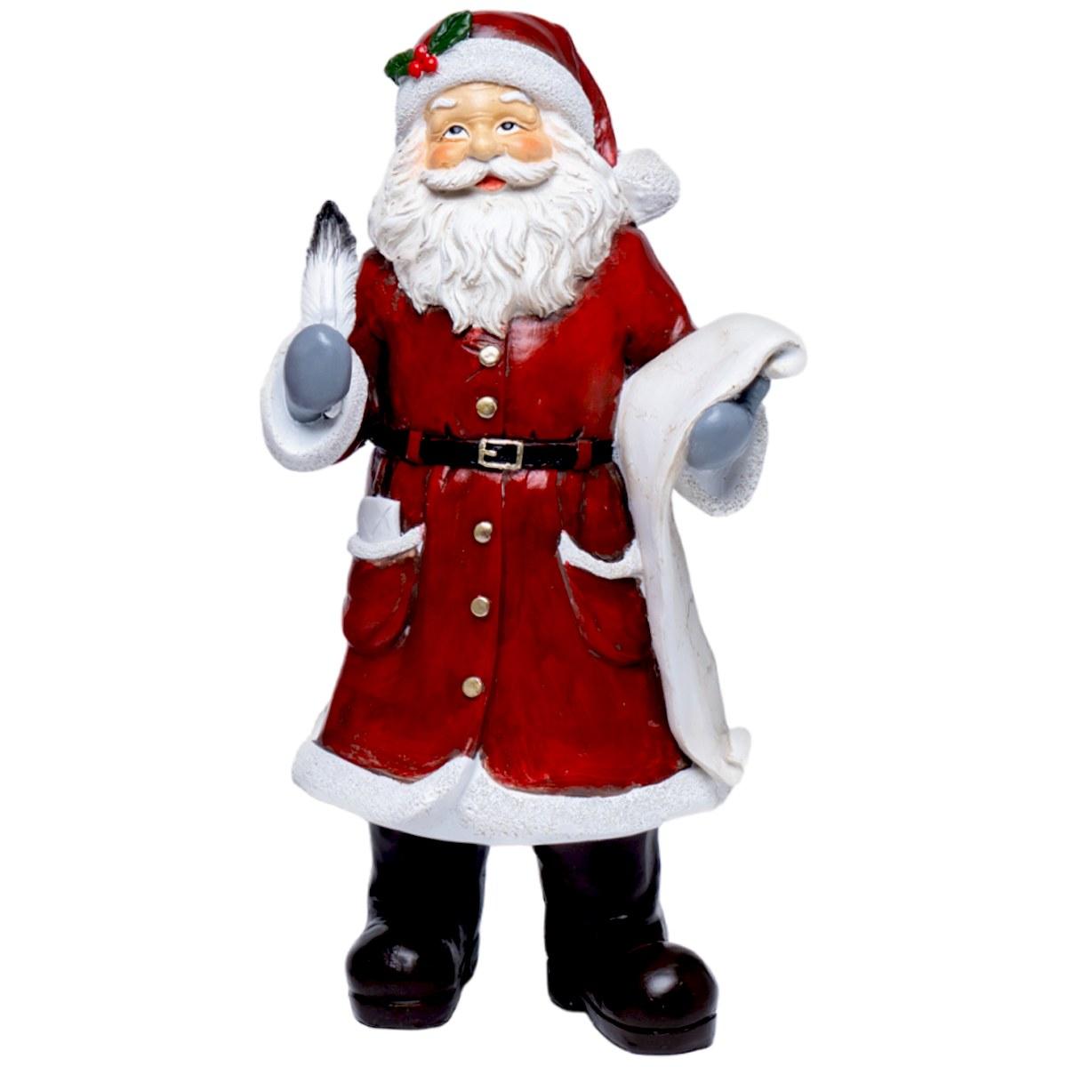 Babbo natale resina 26 cm
