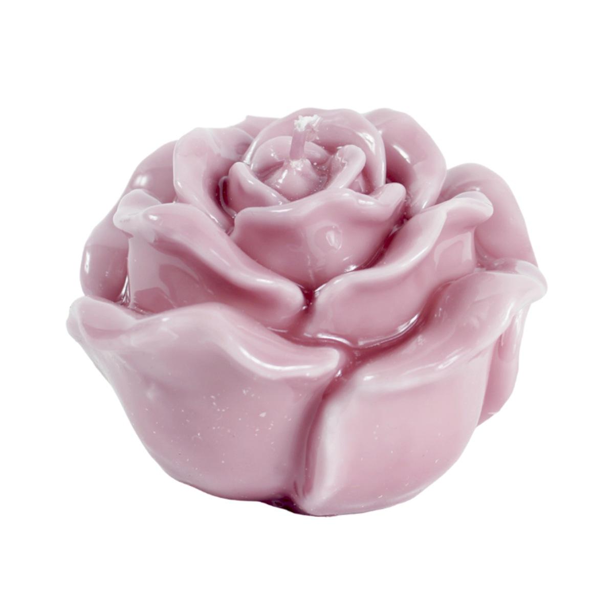 Candela rosa Ø 9 cm
