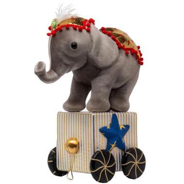 Elefante circo base ruote