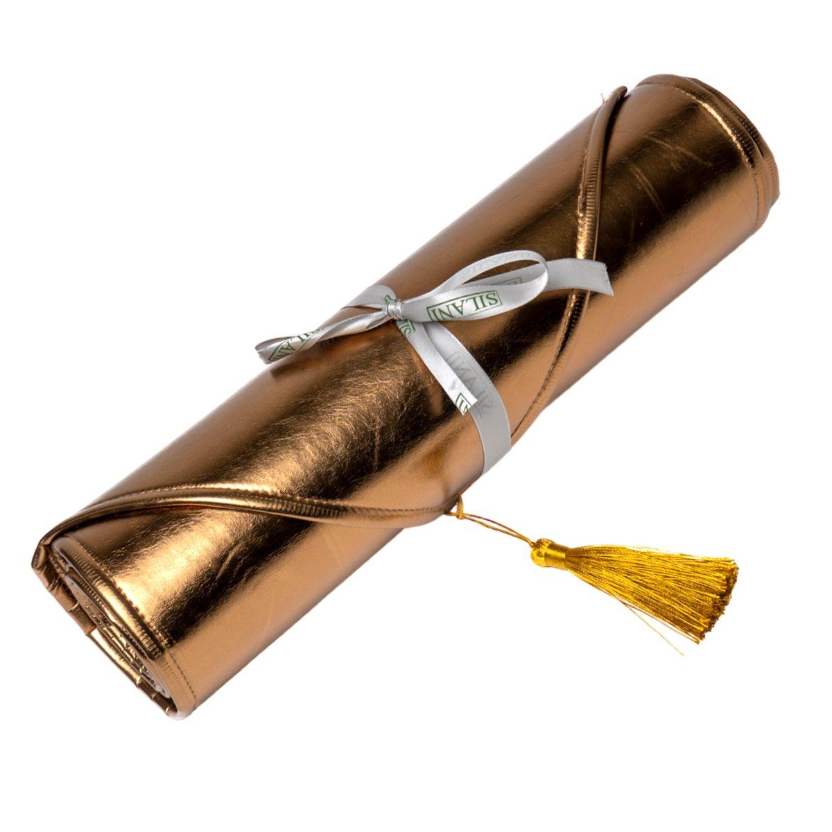 Runner metallic oro antico 33 x 180 cm