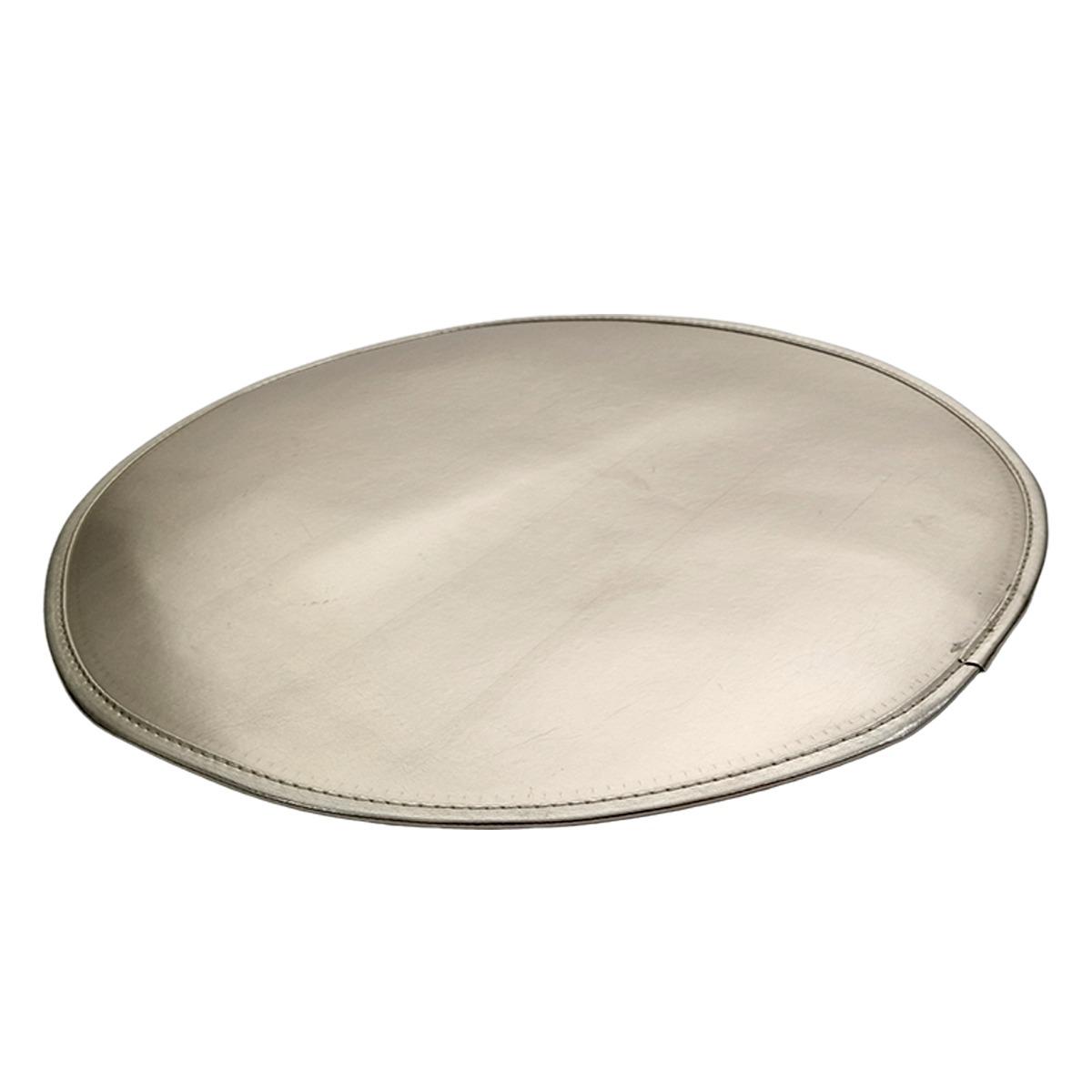 Tovaglietta Natalizia Sottopiatto Metallic Oro Champagne cm.Ø40 |Silani
