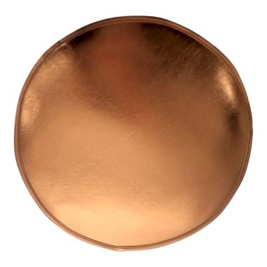 Tovaglietta Natalizia Sottopiatto Metallic Oro Antico cm.Ø40 |Silani