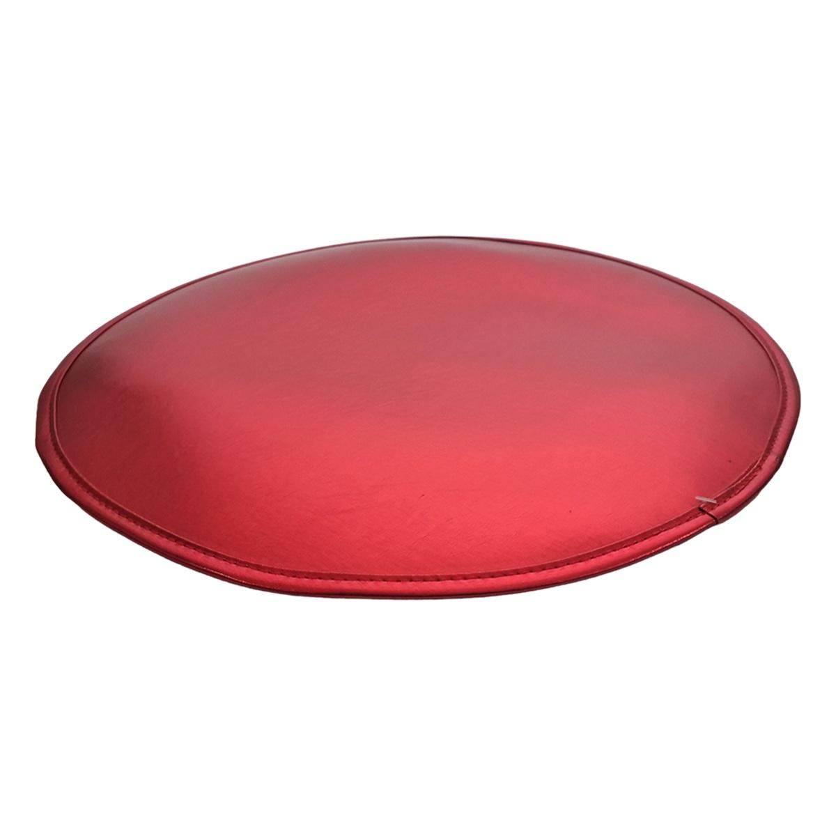 Tovaglietta Natalizia Sottopiatto Metallic Rosso cm.Ø40 |Silani
