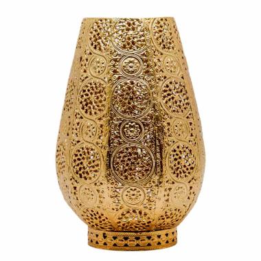 Vaso metallo arabic oro 24 x 34 cm