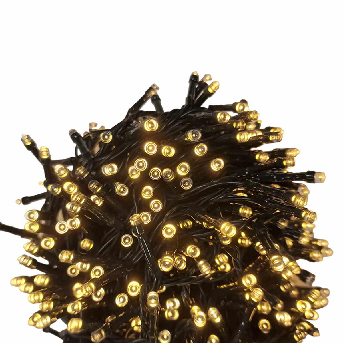 Luci di natale esterno 720 led bianco caldo giochi