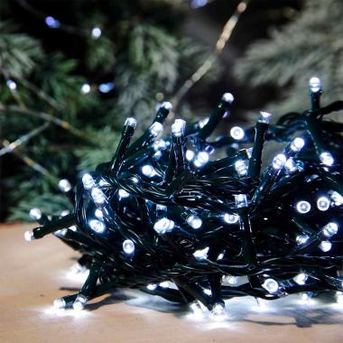 Luci di natale esterno 180 led bianco freddo giochi