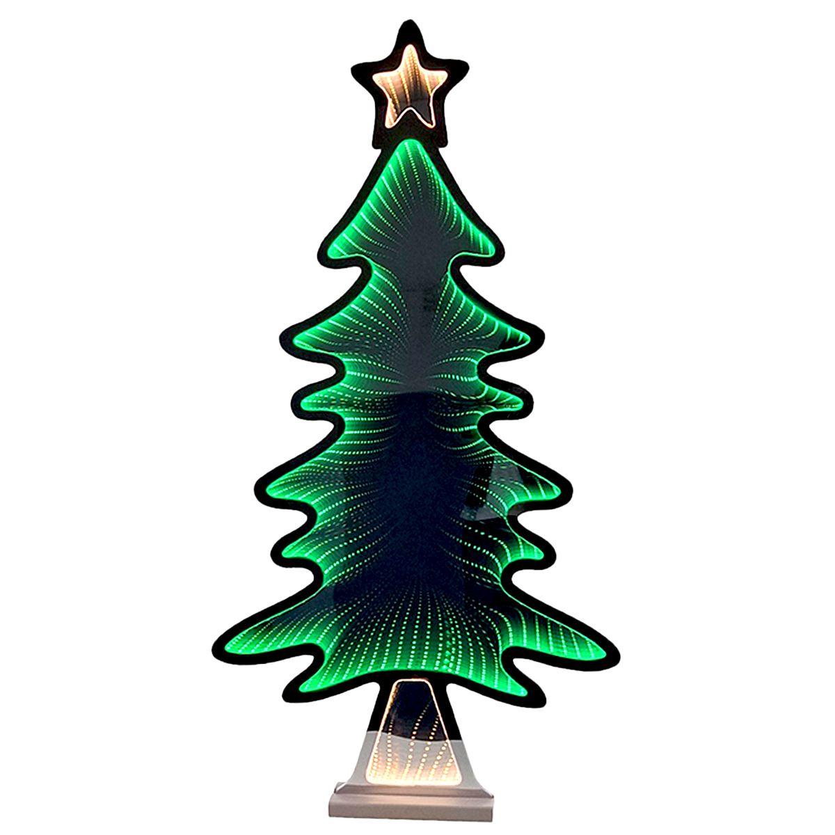 Albero di Natale 50 x 1,5 cm luci led infinity 3d