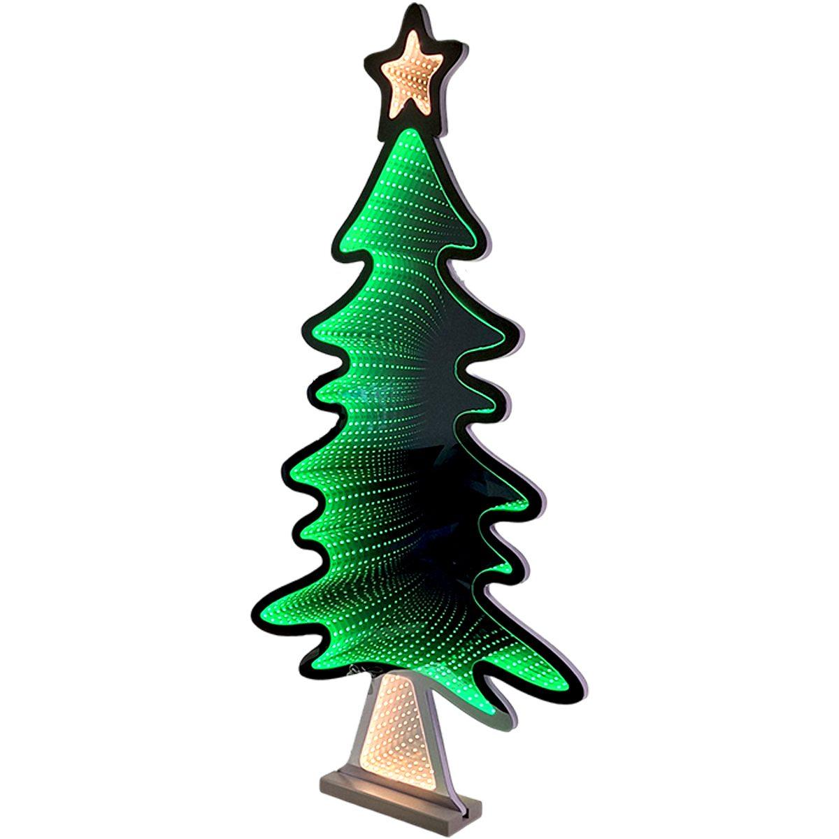 Albero di Natale 50 x 1,5 cm luci led infinity 3d