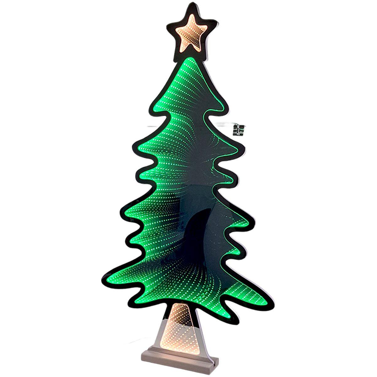 Albero di Natale 50 x 1,5 cm luci led infinity 3d