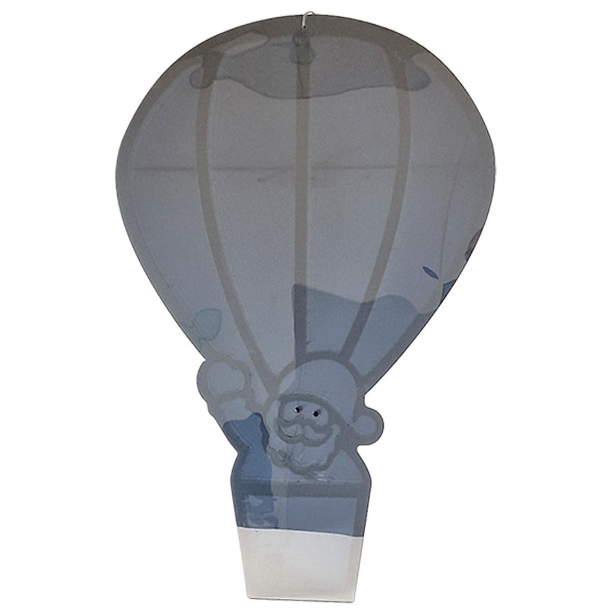 Luci di natale interno led 3d mongolfiera babbo natale 58 x 1,5 x 89 cm