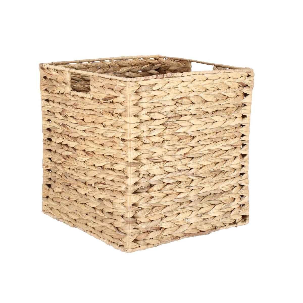 Cesto corda quadrato beige 30 x 30 cm