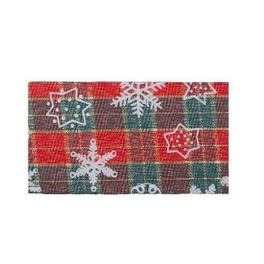 Nastro natalizio tartan 6,3 x 270 cm