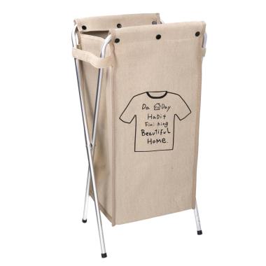 Cestone sacco beige pieghevole 29 cm