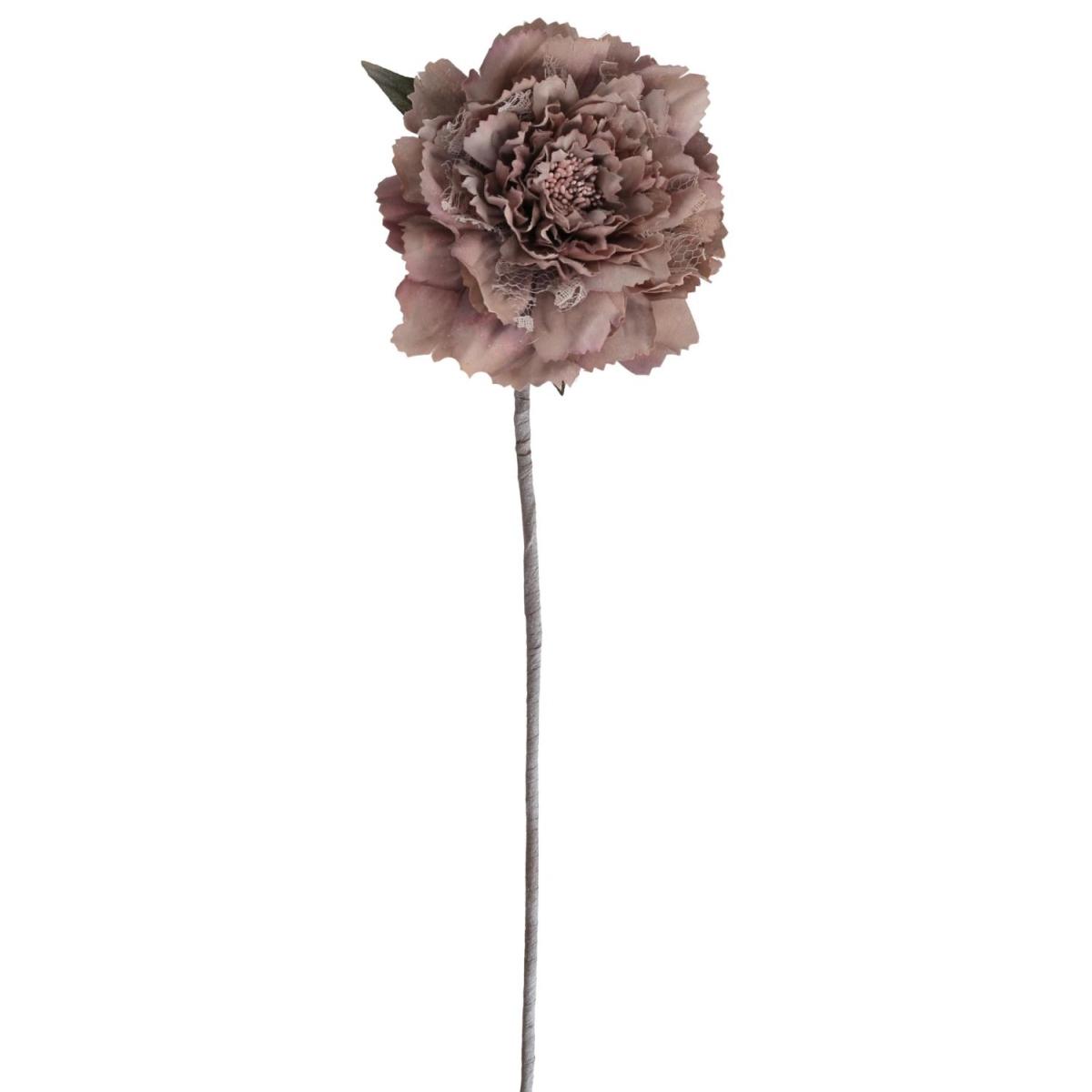 Fiore in tessuto rosa scuro 14 cm
