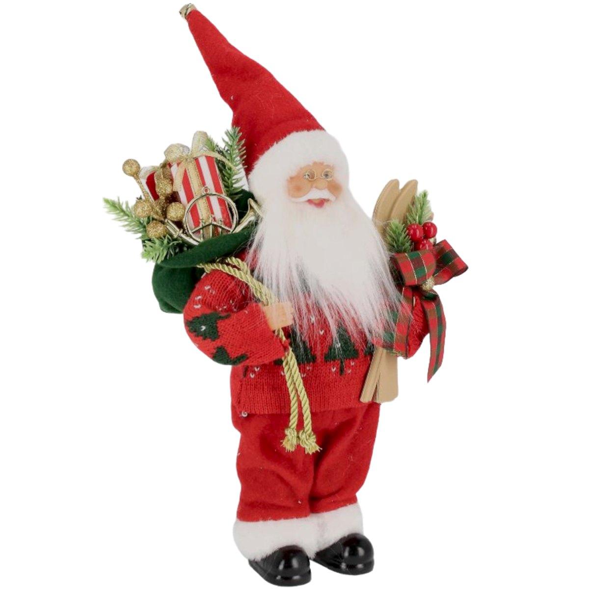 Babbo natale lorick abito rosso 30 cm