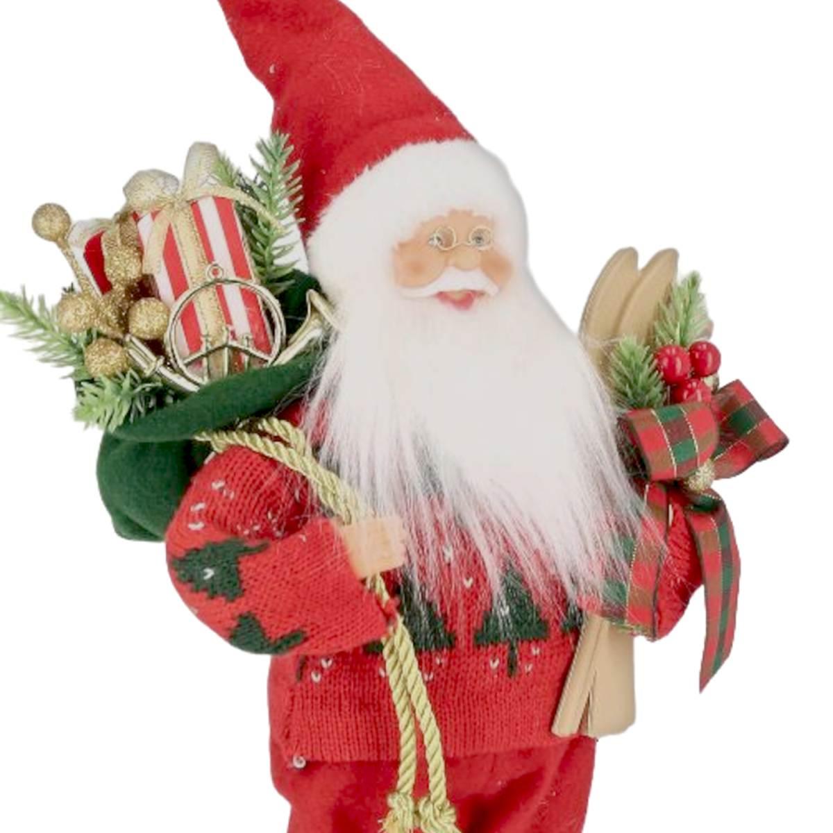 Babbo natale lorick abito rosso 30 cm