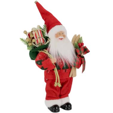 Babbo natale lorick abito rosso 30 cm