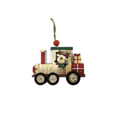 Gioco trenino legno renna 12 x 21,5 cm