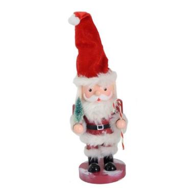 Soldatino schiaccianoci legno babbo natale 22 cm