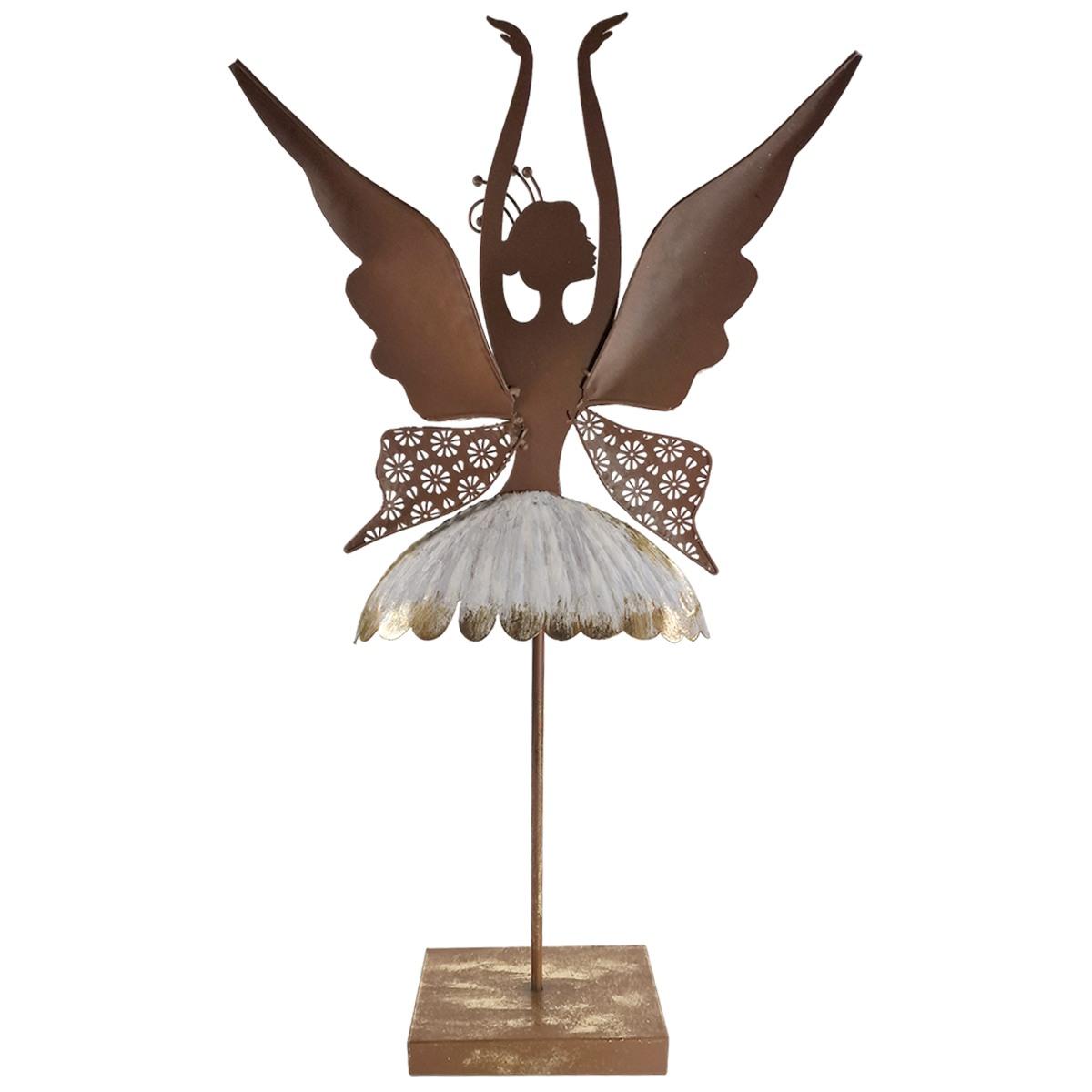 Angelo fatina metallo ballerina 68 cm