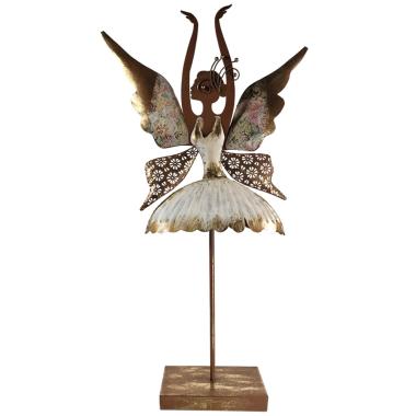 Angelo fatina metallo ballerina 68 cm