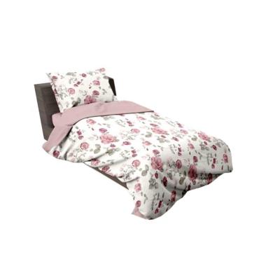 Lenzuola singole 1 piazza venus rosa Set 3 pz