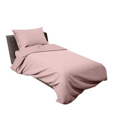 Lenzuola singole 1 piazza rosa Set 3 pz