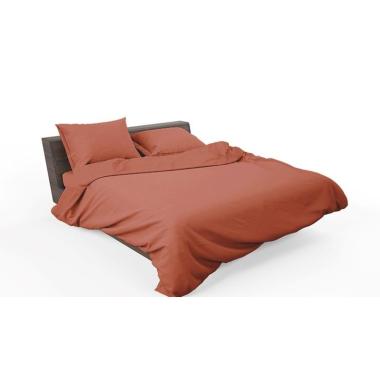 Lenzuola singole 1 piazza mezza arancio ginger Set 3 pz