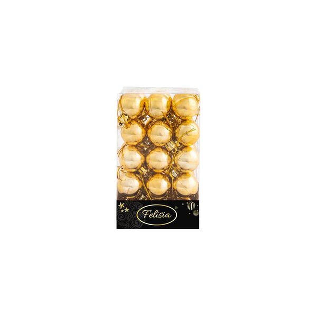 Pallina natalizia oro Set 30 pz