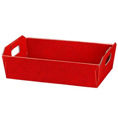 Cesto natale cartone rosso 58 x 47 cm