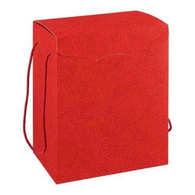 Scatola natale cartone rosso 28 x 20 x 35 cm