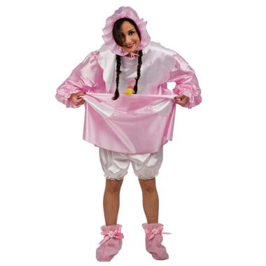 Costume bebè rosa