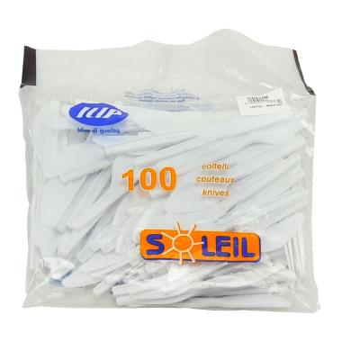 Posate party coltello pvc soleil 100 pz