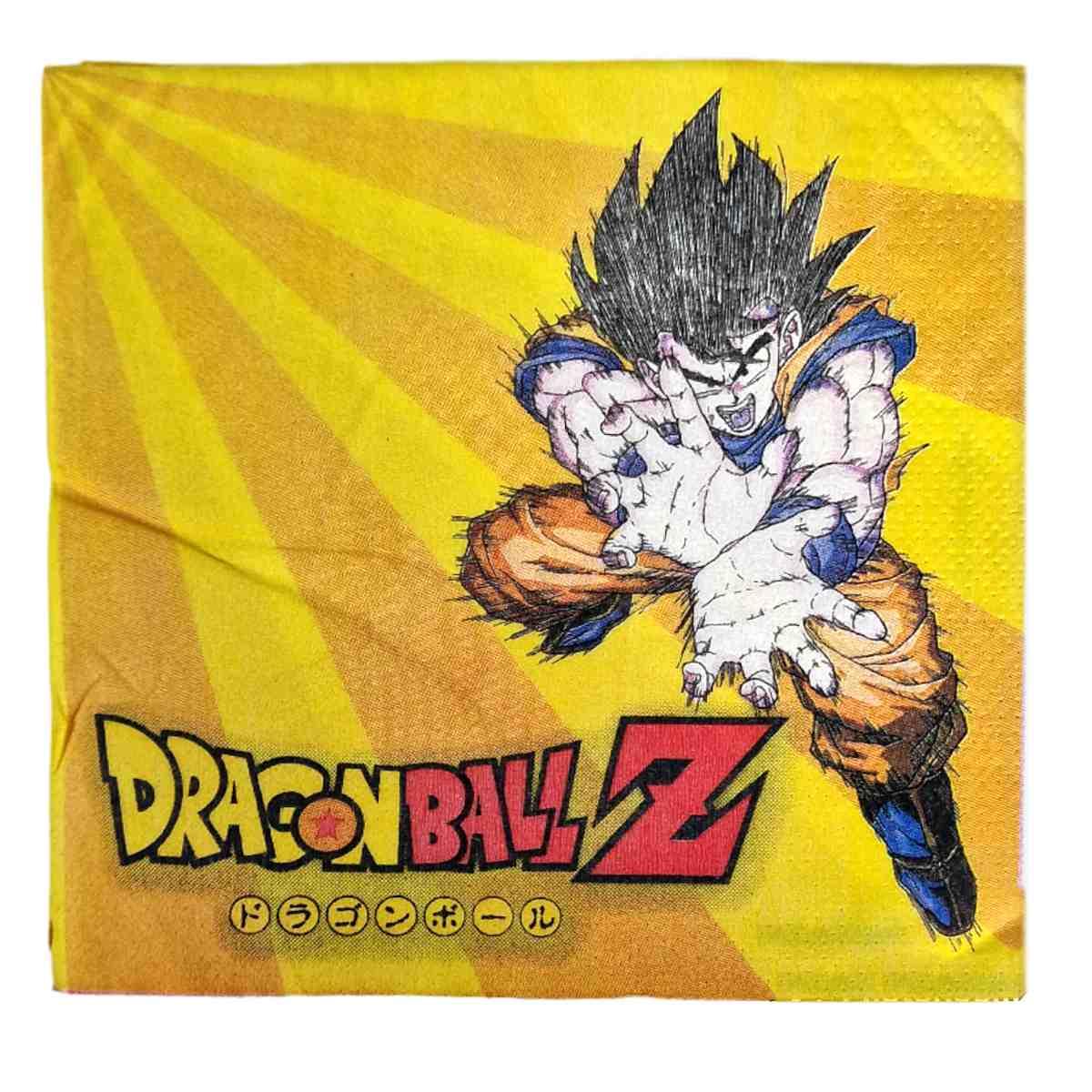 Tovagliolo dragon ball 20 pz
