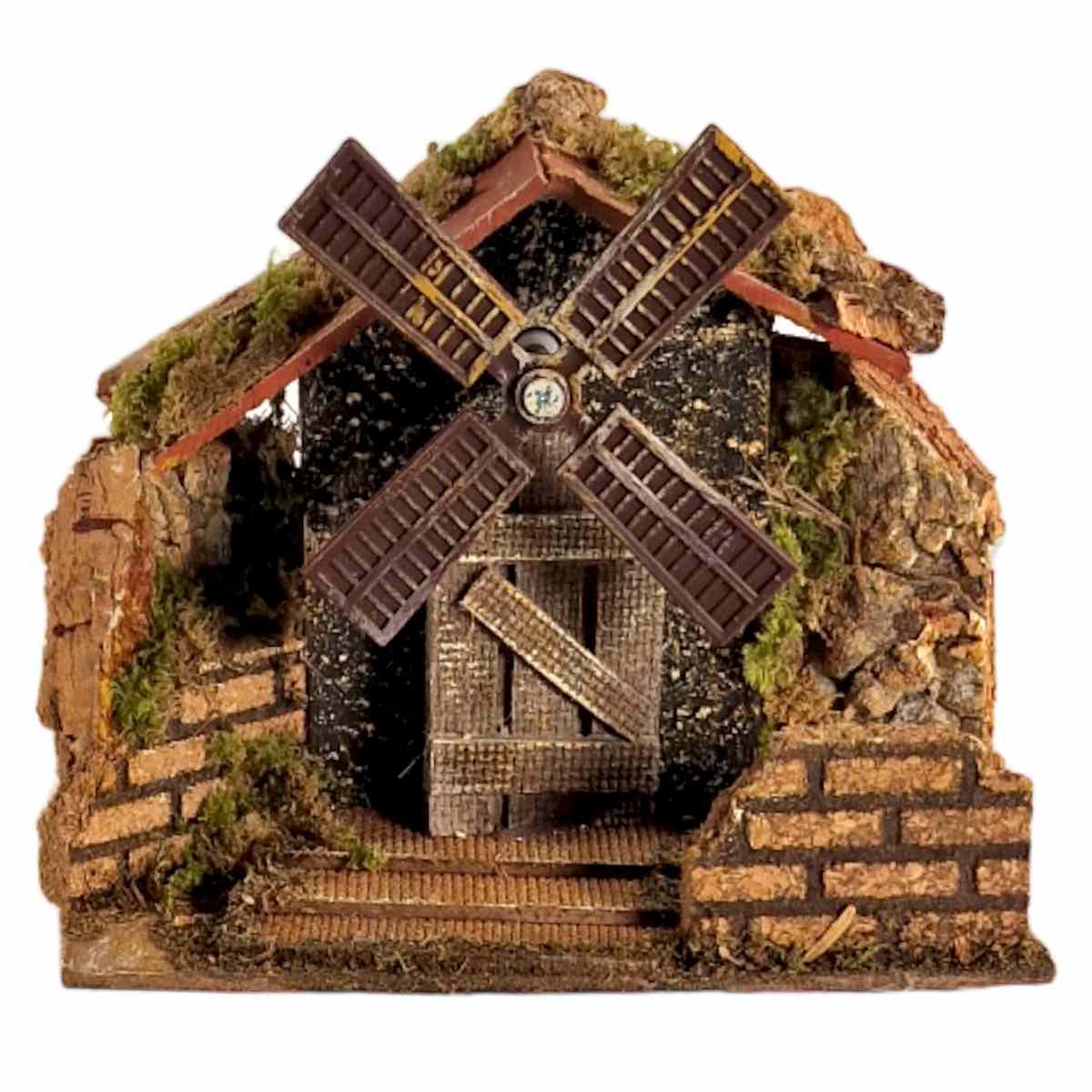 Mulino presepe vento elettrico