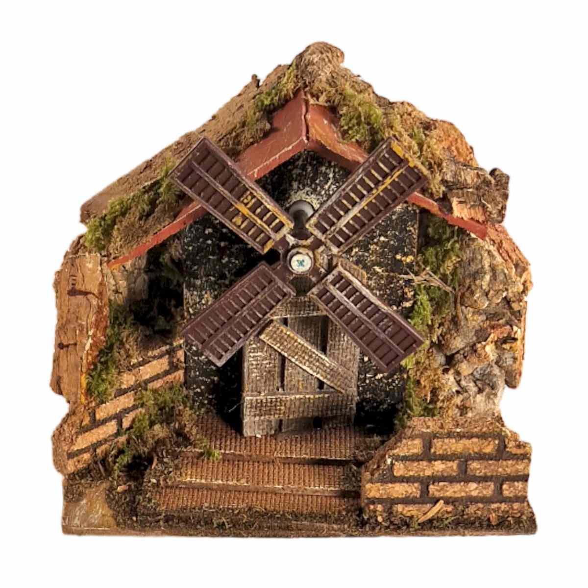 Mulino presepe vento elettrico