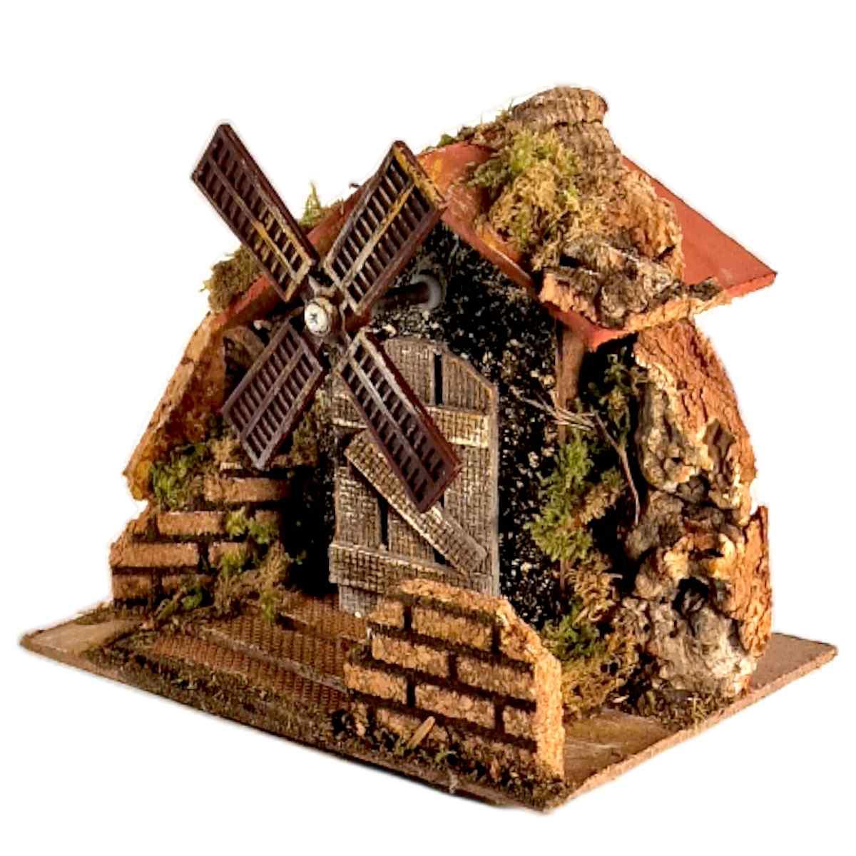 Mulino presepe vento elettrico