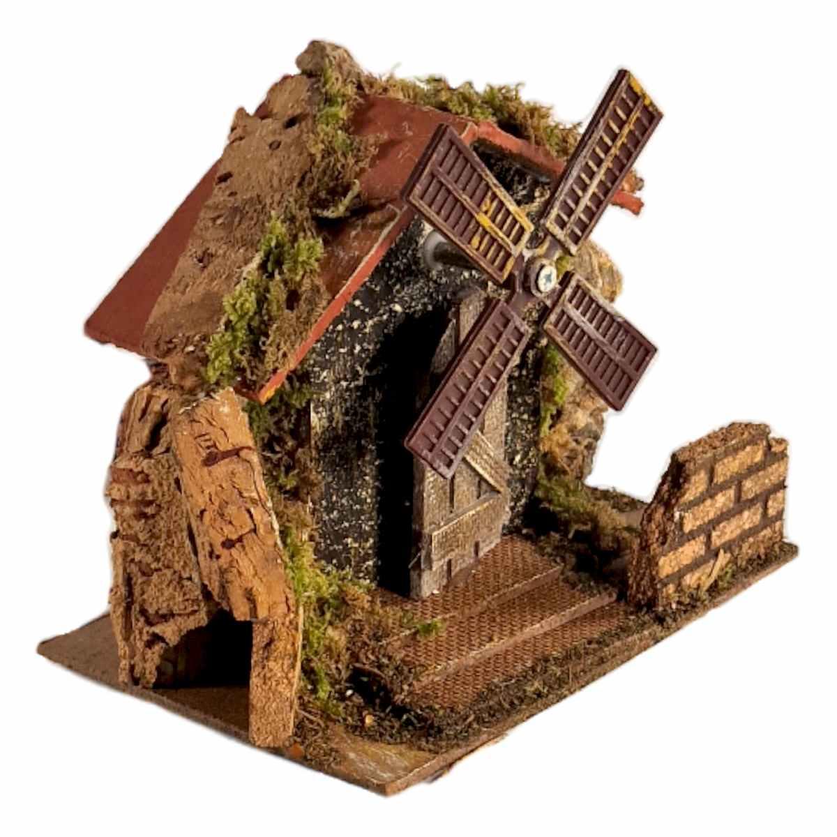 Mulino presepe vento elettrico
