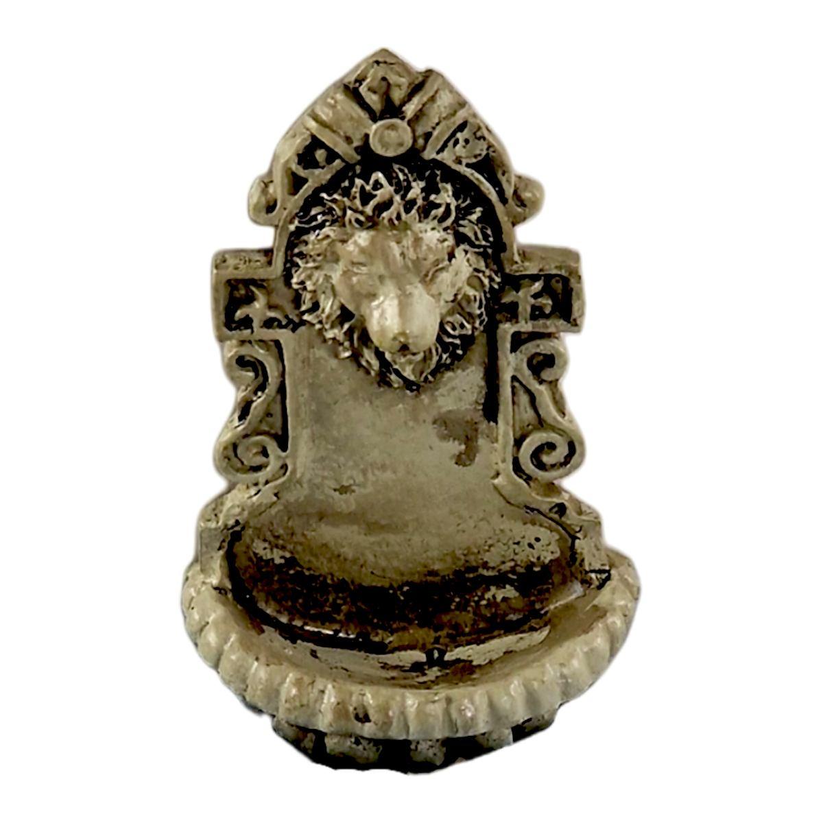 Fontana presepe parete resina grigia modello a 3 cm