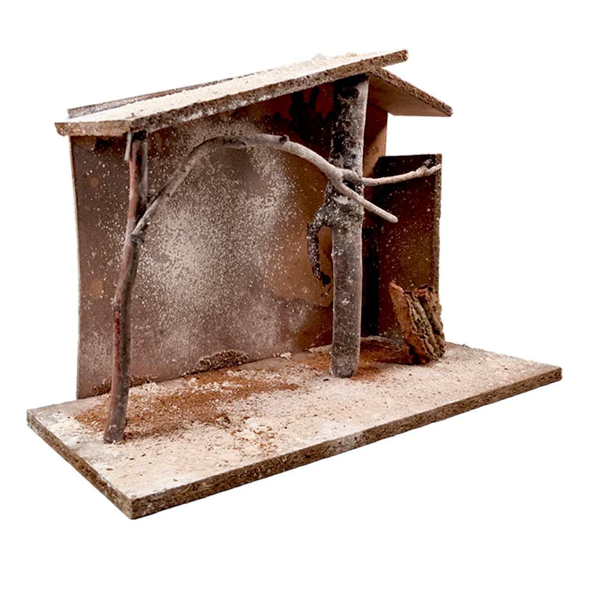 Capanna presepe legno
