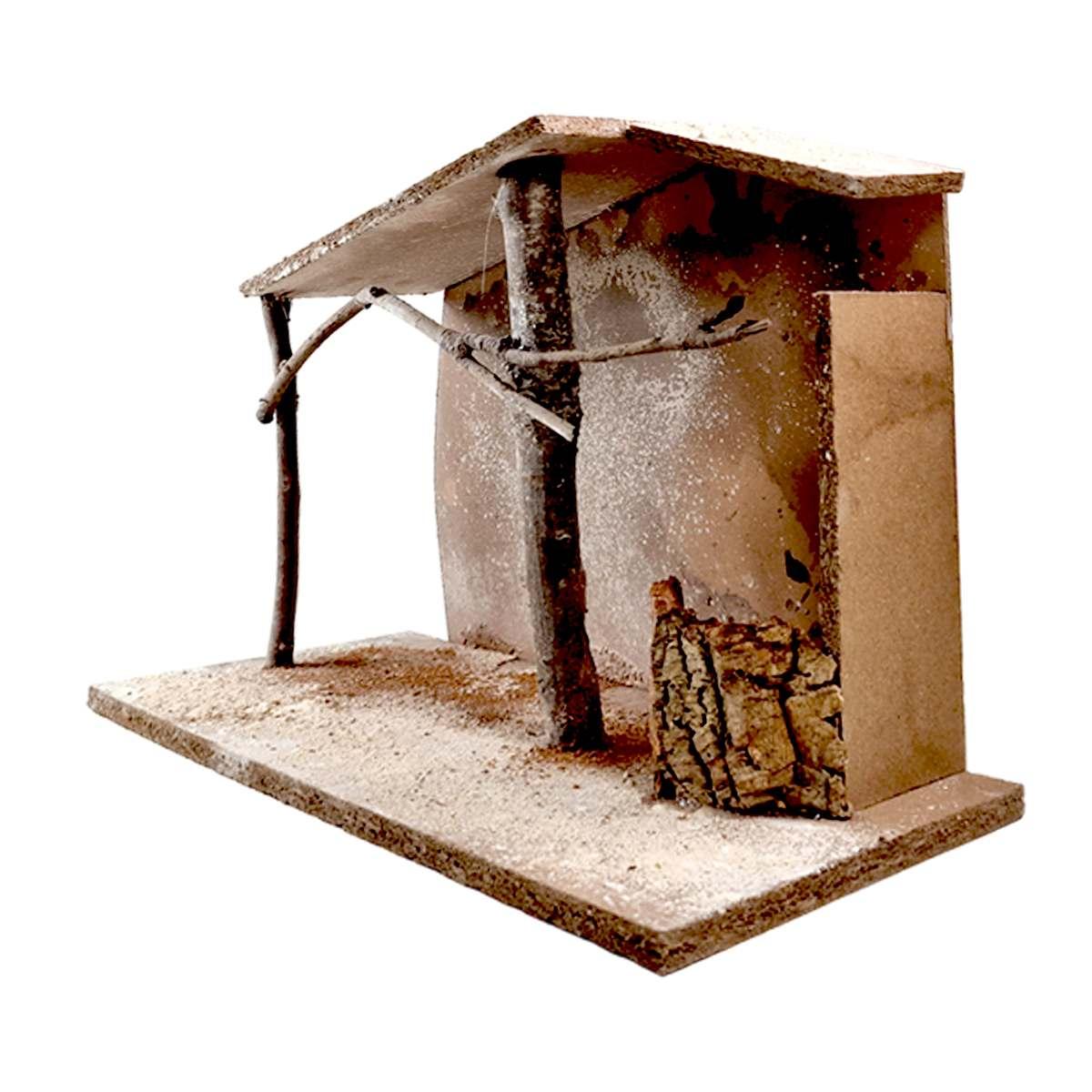 Capanna presepe legno