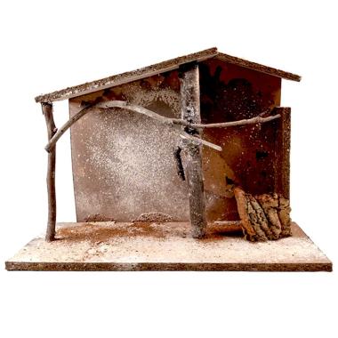 Capanna presepe legno