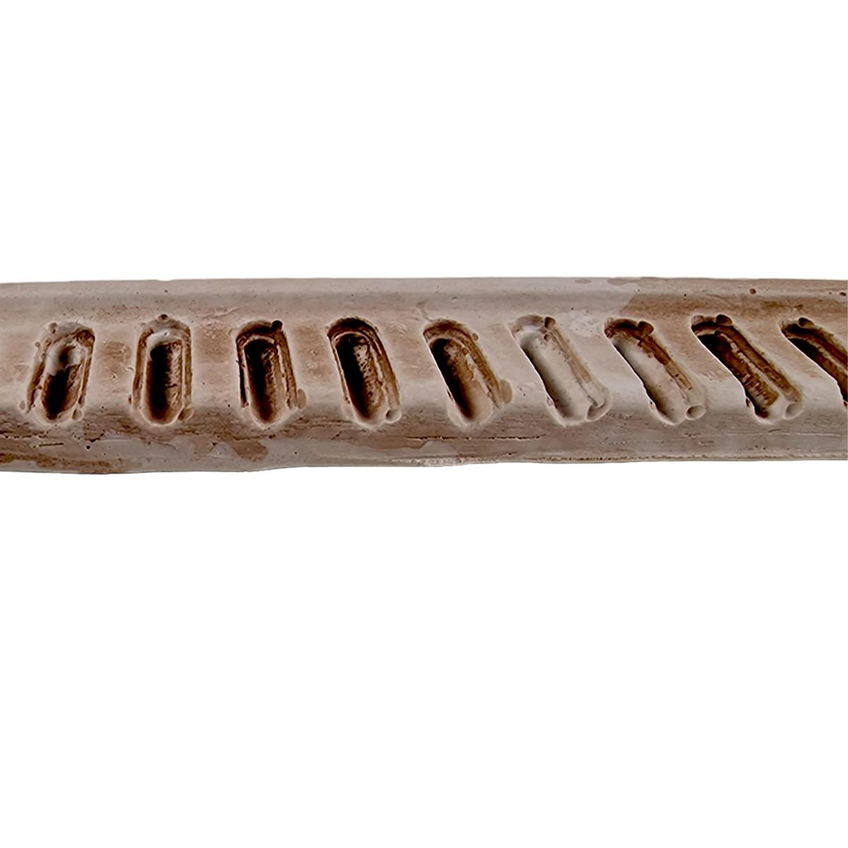 Cornice presepe anticata in gesso 26 cm