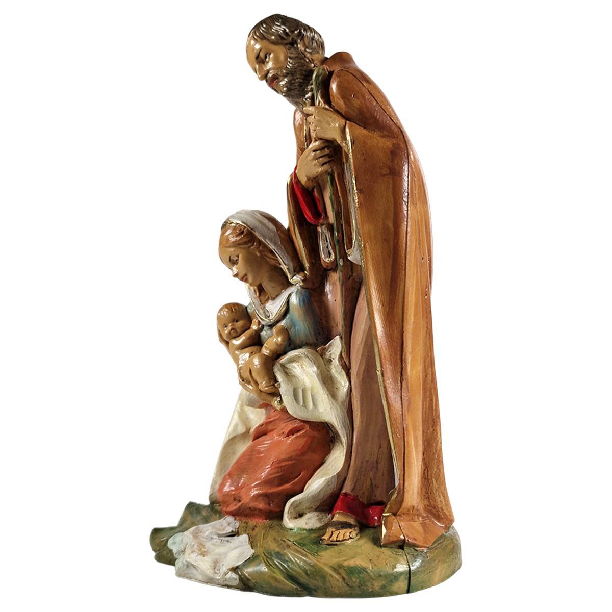 Statua presepe 20 cm natività gruppo sacra famiglia