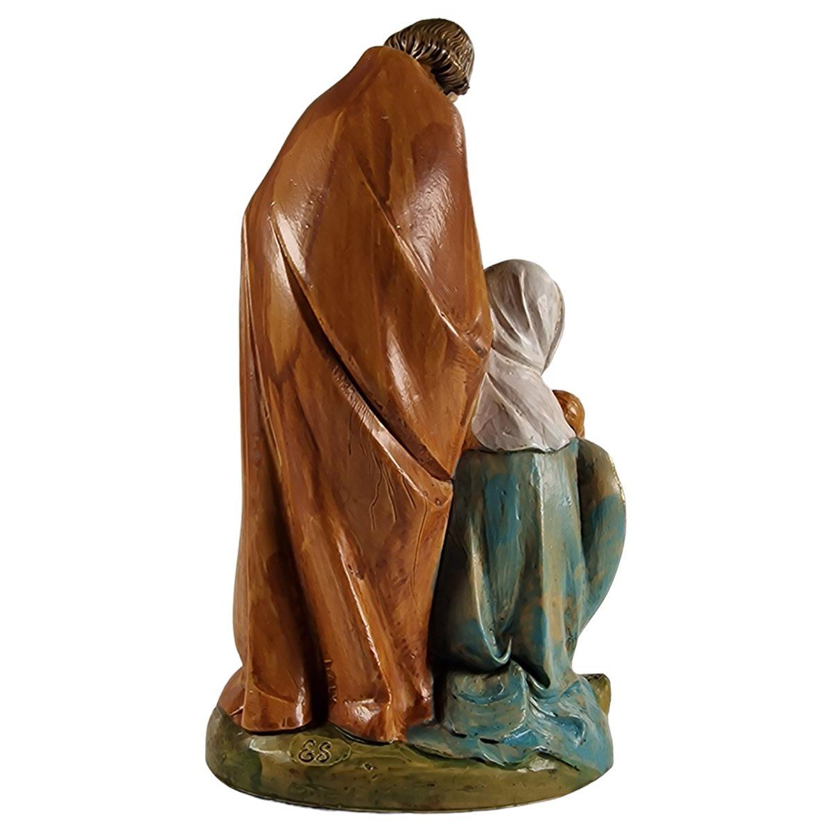 Statua presepe 20 cm natività gruppo sacra famiglia