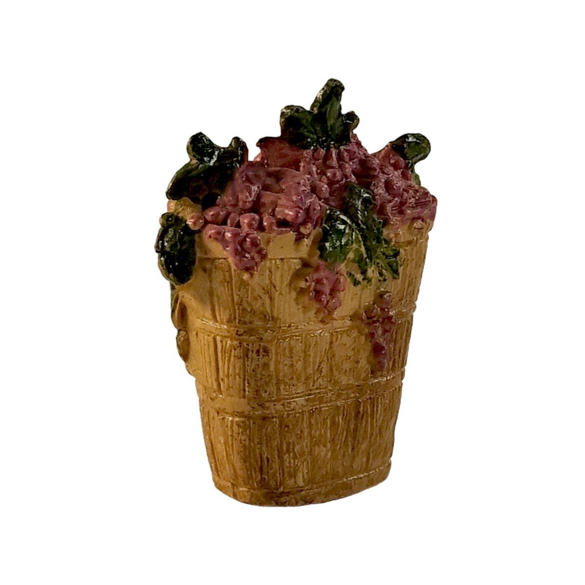 Accessori presepe fiaschi cesti alimenti
