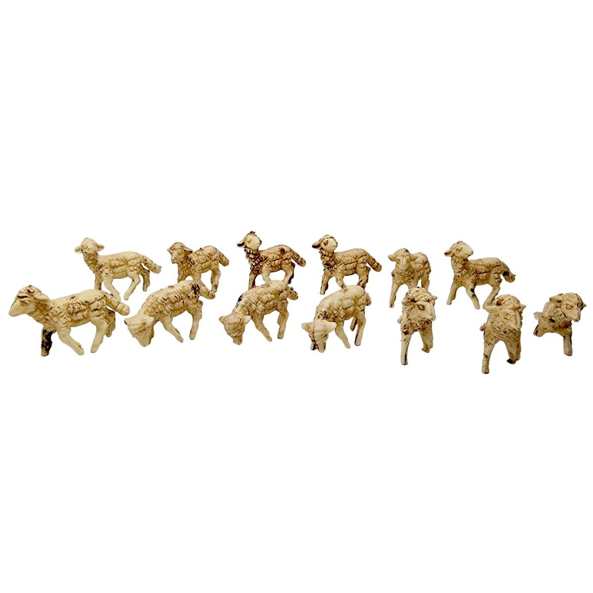 Statua presepe 3 cm pecore