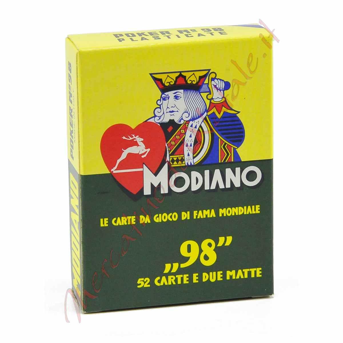 Carte poker modiano blu